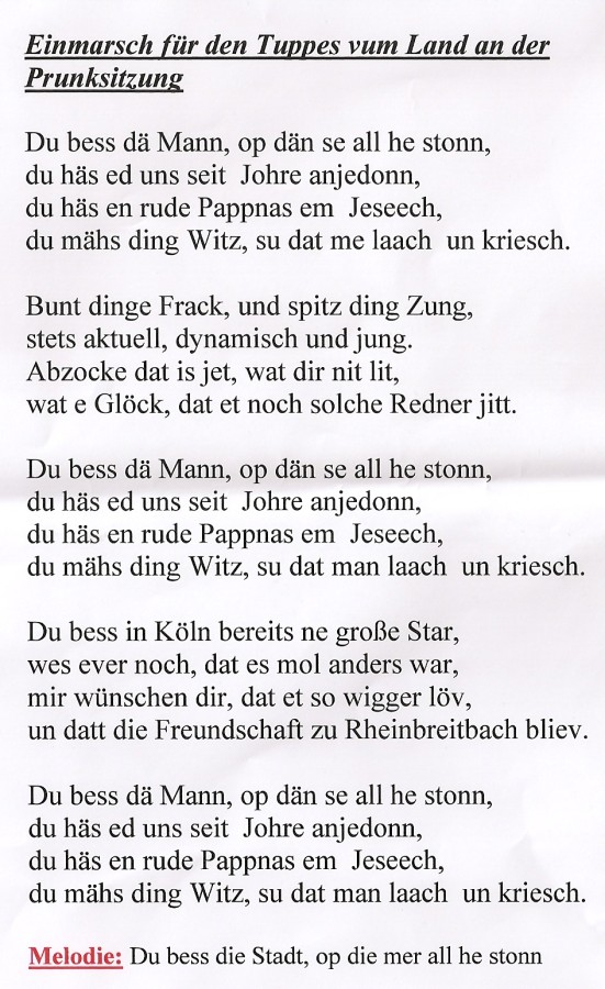 Foto Prunksitzung 2013