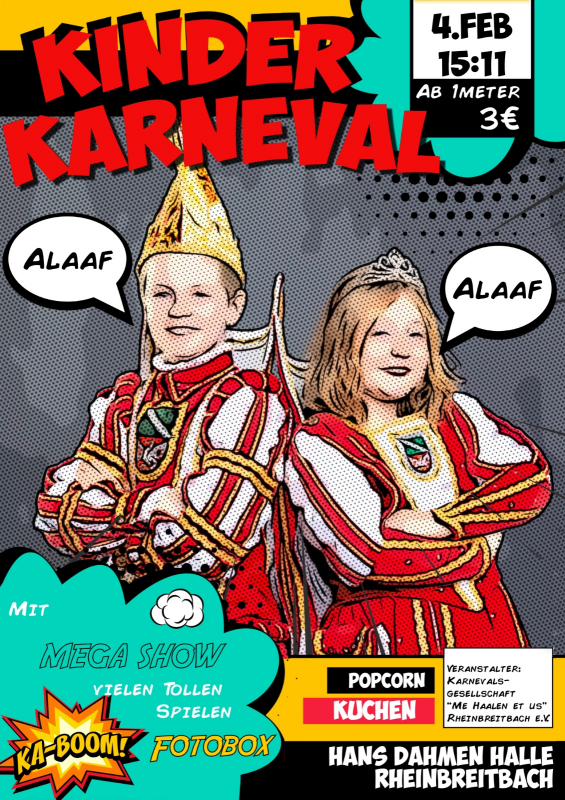 Plakat Kinderkarneval